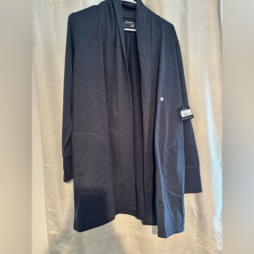 Eddie Bauer woman’s cardigan. Brand new with tags. Train ascent collection.